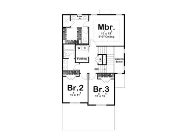 2nd Floor Plan, 050H-0368