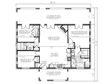 Floor Plan, 068H-0004