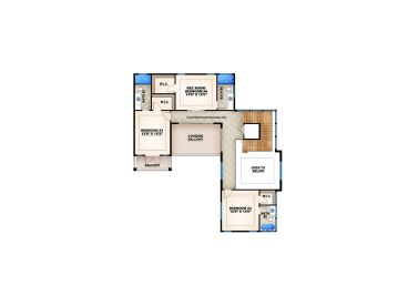 2nd Floor Plan, 069H-0011