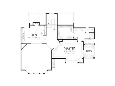 2nd Floor Plan, 034H-0398