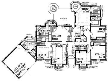 Floor Plan, 032H-0028