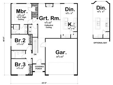Floor Plan, 050H-0197