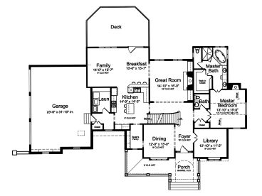 1st Floor Plan, 046H-0070