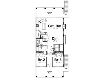 1st Floor Plan, 050H-0302
