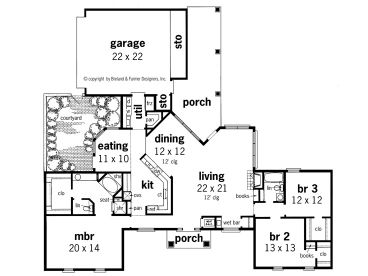Floor Plan, 021H-0104