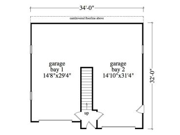 1st Floor Plan, 053G-0010