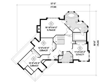2nd Floor Plan, 072H-0239