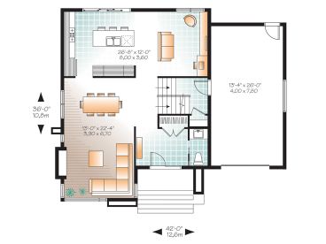 1st Floor Plan, 027H-0336