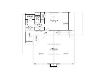 2nd Floor Plan, 062H-0352