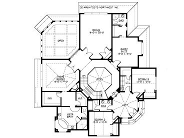 2nd Floor Plan, 035H-0067
