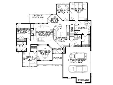 Floor Plan, 073H-0001