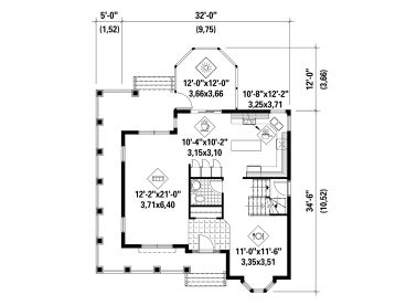 1st Floor Plan, 072H-0161