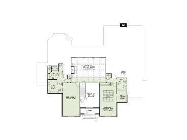 2nd Floor Plan, 025H-0307