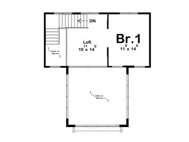 2nd Floor Plan, 050H-0152