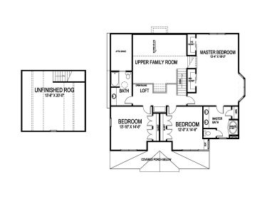2nd Floor Plan, 058H-0049