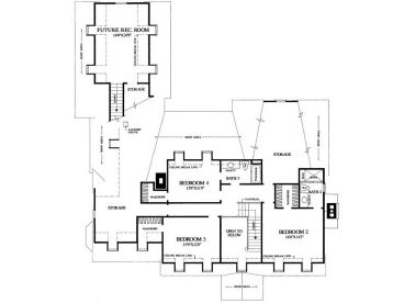 2nd Floor Plan, 063H-0189