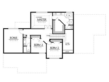 2nd Floor Plan, 026H-0059