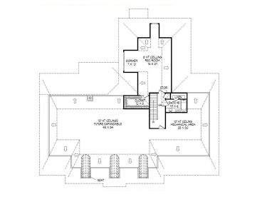 2nd Floor Plan, 062H-0110