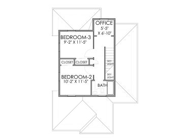 2nd Floor Plan, 056H-0007
