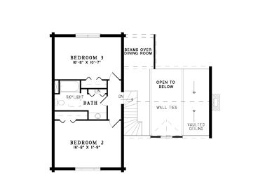 2nd Floor Plan, 025L-0014