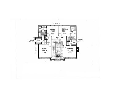 2nd Floor Plan, 002H-0068