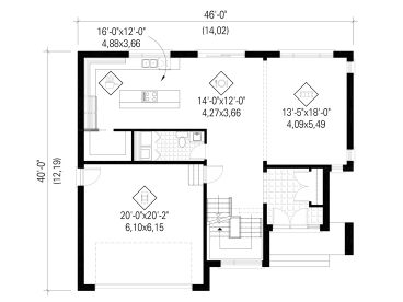1st Floor Plan, 072H-0159