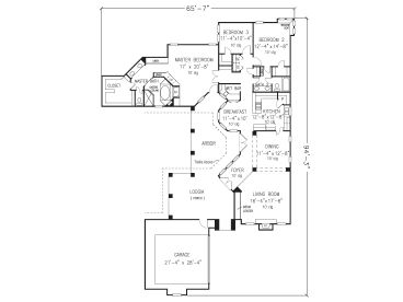 Floor Plan, 054H-0114