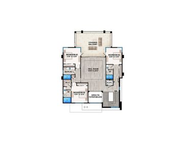 2nd Floor Plan, 069H-0021
