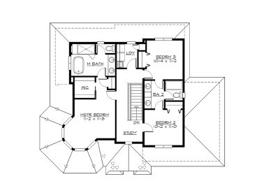 2nd Floor Plan, 035H-0078