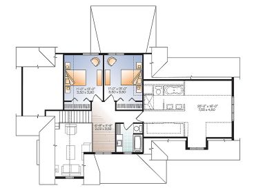 2nd Floor Plan, 027H-0440