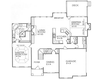1st Floor Plan, 045H-0021