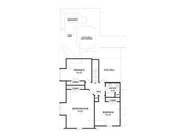 2nd Floor Plan, 006H-0190
