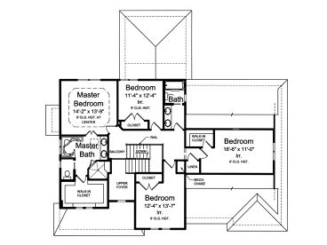2nd Floor Plan, 046H-0160