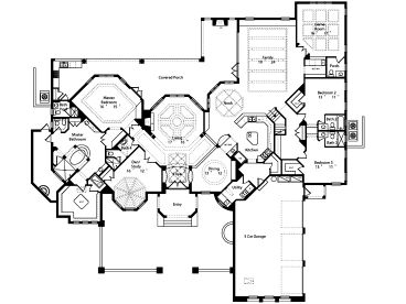 1st Floor Plan, 043H-0227