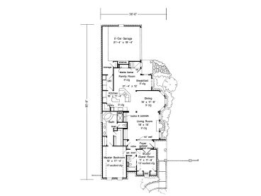1st Floor Plan, 054H-0034