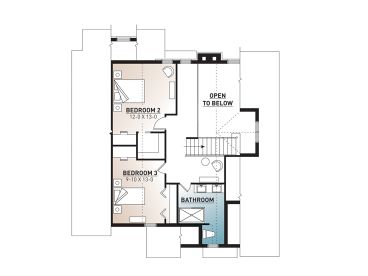 2nd Floor Plan, 027H-0537