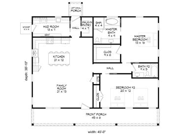 Floor Plan, 062H-0380