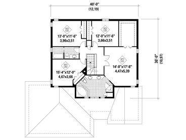2nd Floor Plan, 072H-0005
