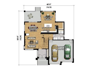 1st Floor Plan, 072H-0138