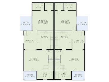 1st Floor Plan, 025M-0104