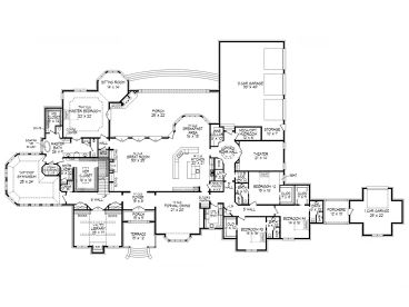 1st Floor Plan, 062H-0053