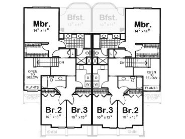 2nd Floor Plan, 031M-0030