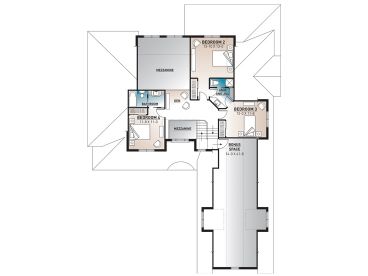 2nd Floor Plan, 027H-0025