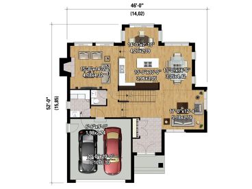 1st Floor Plan, 072H-0132