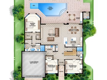 1st Floor Plan, 070H-0020