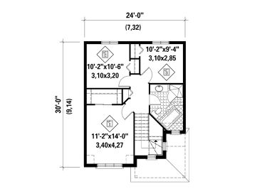 2nd Floor Plan, 072H-0121