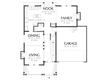 2nd Floor Plan, 034H-0317
