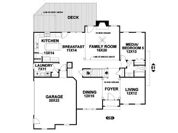 1st Floor Plan, 007H-0094