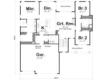 Floor Plan, 050H-0223