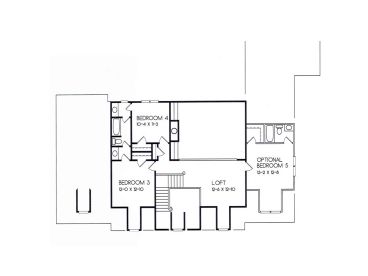 2nd Floor Plan, 045H-0030